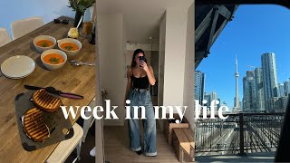WEEK IN MY LIFE: setting up my apartment, workouts & navigating stress