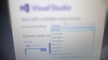 How to change environment development settings in Visual Studio Ultimate 2013. @EloyTv