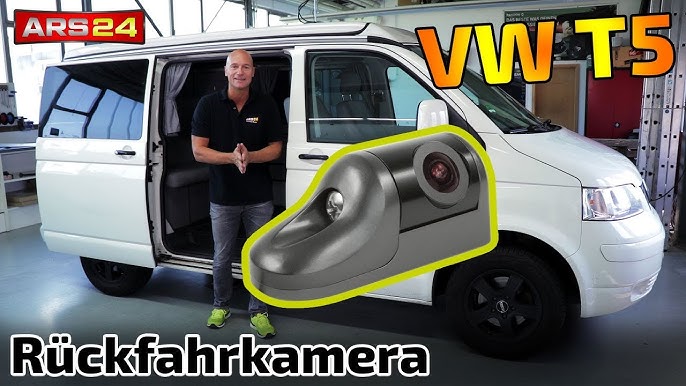 Rückfahrkamera (AMPIRE KV-T5H) einbauen im VW T5 mit Heckklappe 