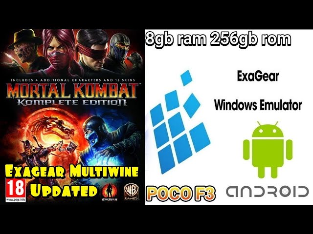 Mortal Kombat: Komplete Edition Updated Exagear Windows Emulator.