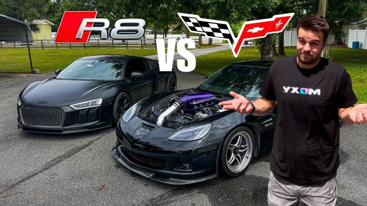 MAX EFFORT C6 Z06 VS SUPERCHARGED AUDI R8