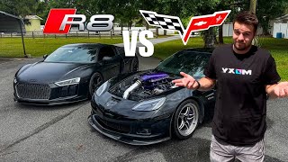 MAX EFFORT C6 Z06 VS SUPERCHARGED AUDI R8