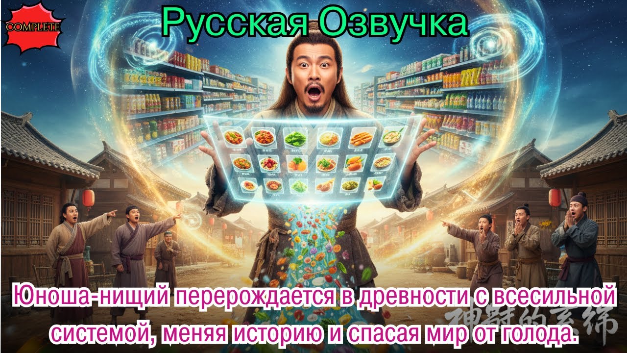 Юноша-нищий перерождается в древности с всесильной системой, меняя историю и спасая мир от голода.