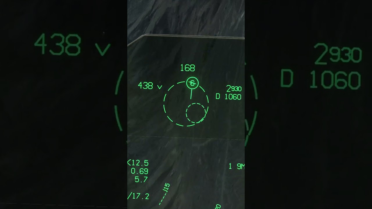 F-16 забыл о рельефе местности