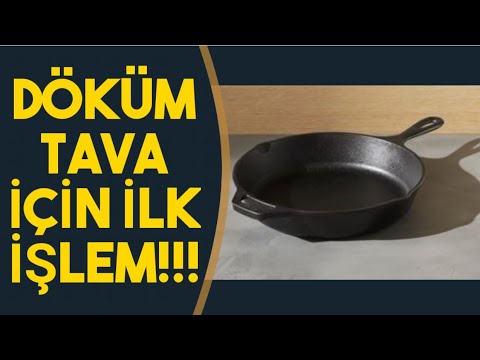 DÖKÜM TAVA İLK KULLANIMA NASIL HAZIRLANIR ? | Döküm tava ilk kullanım