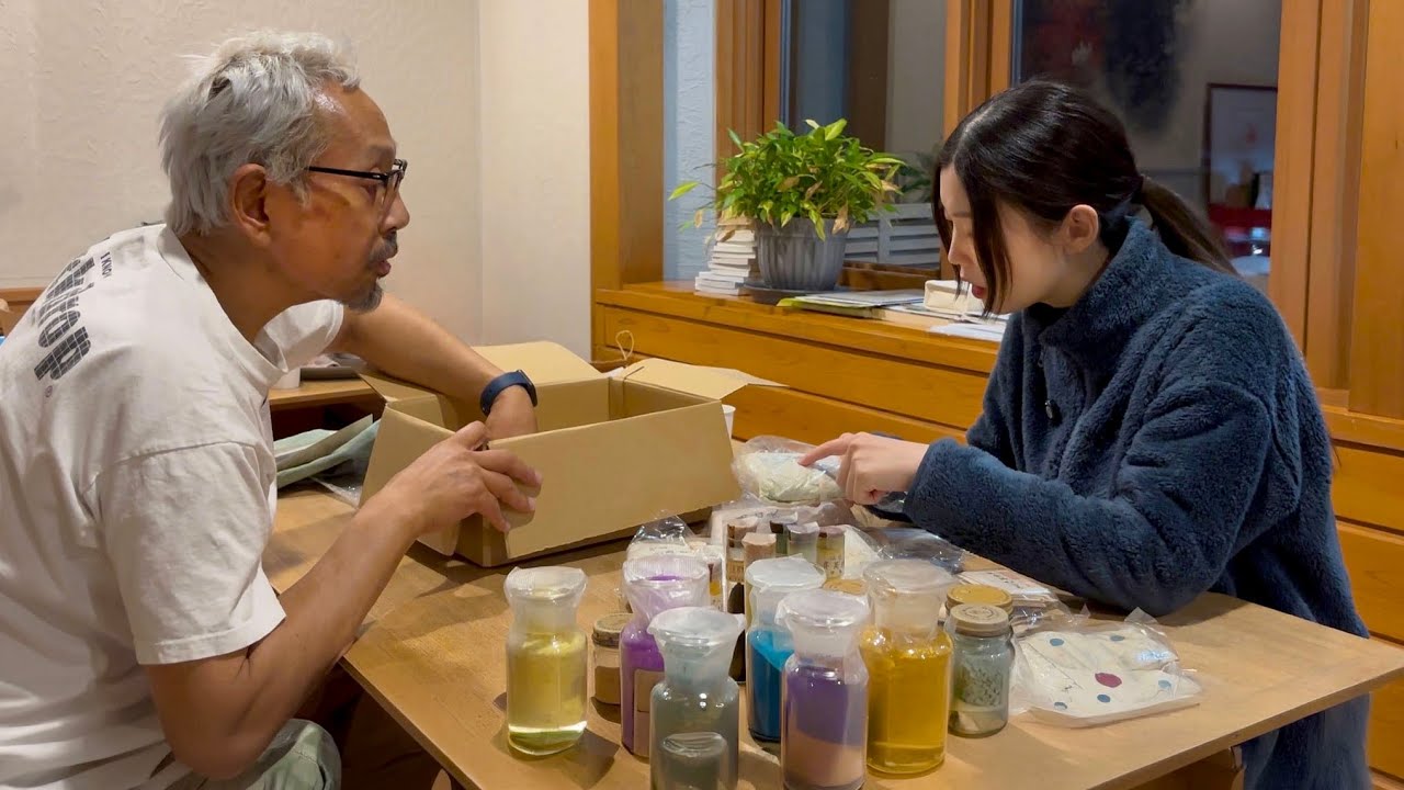 折本美禰子　洋画家の水彩画　カトレア ENG sub】A Legendary Painter's Beloved Supplies, Passed Down to Me
