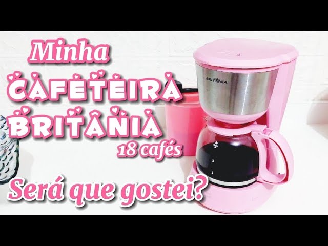 Cafetera Britânia Inox Plus BCF18 semi automática rosa de goteo 220V