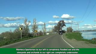 High waters of the San Joaquin River near Manteca, CA (Feb. 23, 2017)