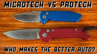 Microtech VS Protech: Who Makes the Better Automatic Knife?