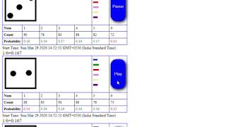 Ludo Probability Calculator | github code for the angular component in the description screenshot 1
