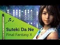 Suteki da ne (Isn't it wonderful? - Final Fantasy X) on Tin Whistle D + tabs tutorial