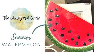 Summer Watermelon (Glass Art Tutorial)