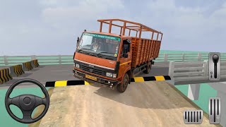 🚛 Tata 1109 vs Speed Breaker 😱 | Off-Road Map | BUSSID screenshot 2