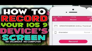 NEW How To Screen Record iOS 9 / 10 - 10.0.2 FREE NO Jailbreak NO Computer iPhone, iPad, iPod