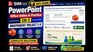 PowerPoint Office Online In Practice – Ch 2 Independent Project 2-6 | SIMnet 100% Solution