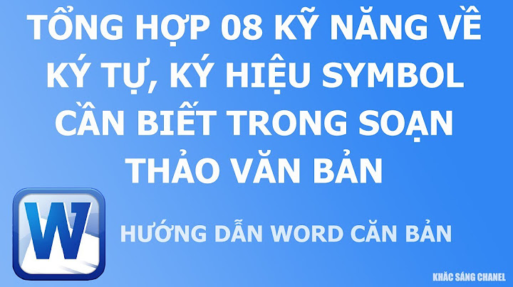 Kí hiệu trong văn bản máy tính là gì