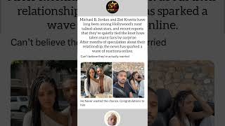 MICHAEL B. JORDAN & ZOË KRAVITZ SECRETLY MARRIED! 👀❤️#michaeljordan #shorts