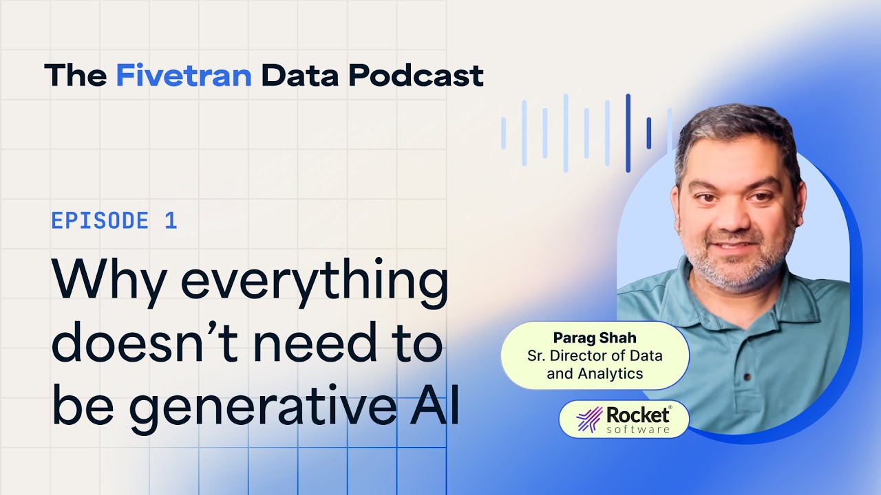 Episode 1: Why everything doesn’t need to be generative AI | Rocket Software