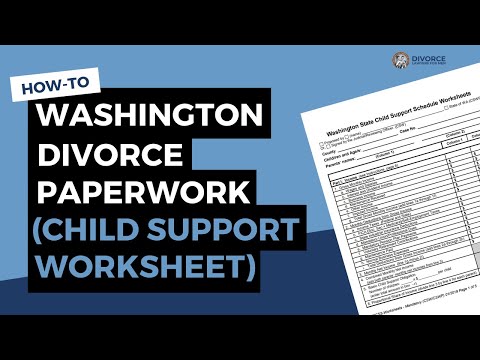 Filling out a Child Support Schedule Worksheet (Washington State)