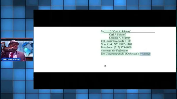 Watchtower regarding Kevin McFree and Lloyd Evan, ...