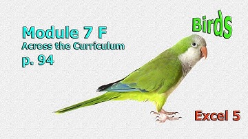 Excel 5  Grade 5 Module 7 Across the Curriculum 7 F Birds  Птицы на английском языке