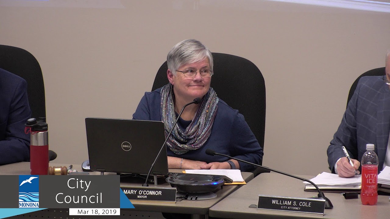 Monona City Council 3/18/19 YouTube