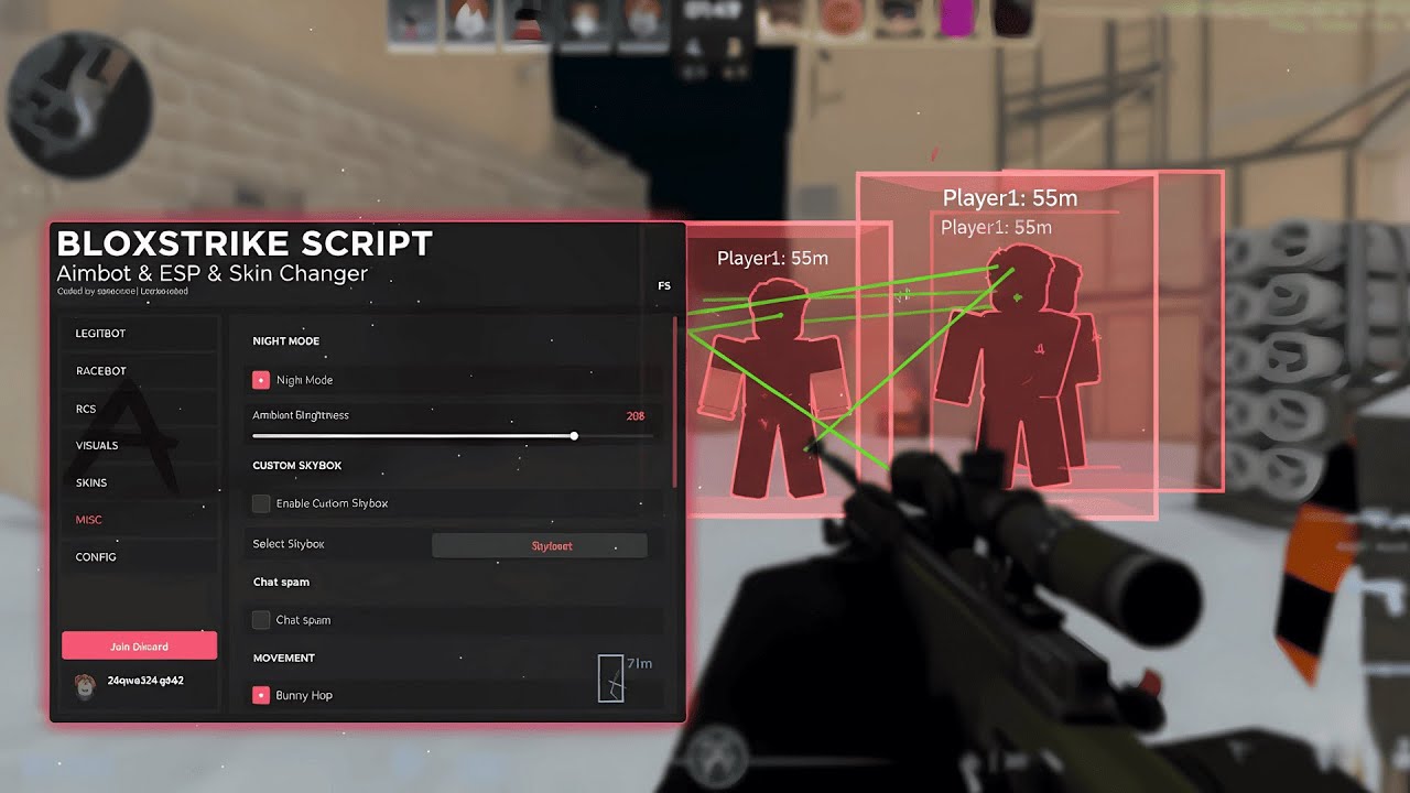 KEYSİZ BloxStrike Script - Aimbot, Esp and Skinchanger (Roblox Windows ...