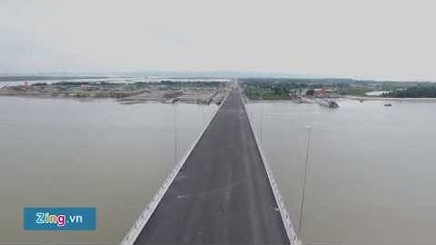 Toàn cảnh cây cầu vượt biển dài nhất Việt Nam ở Hải Phòng