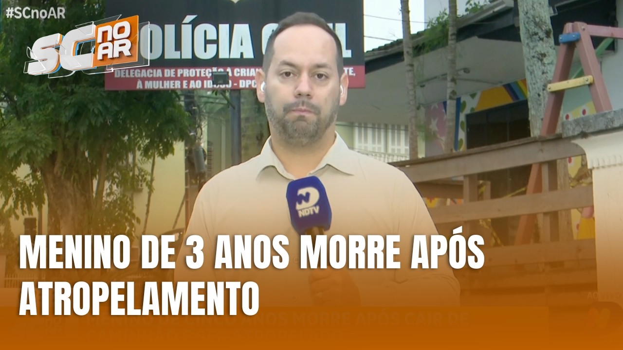 Menino de 3 anos morre após atropelamento em estacionamento