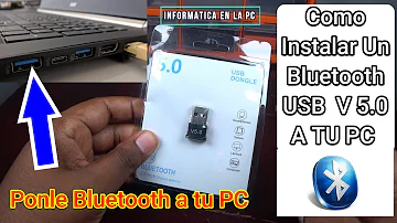 ¿Cómo conecto mi adaptador Bluetooth a mi ordenador de forma inalámbrica?