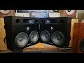 Kenwood MV-5 Monitor Speakers  Demo3 - by BIGAZSPEAKERS.COM