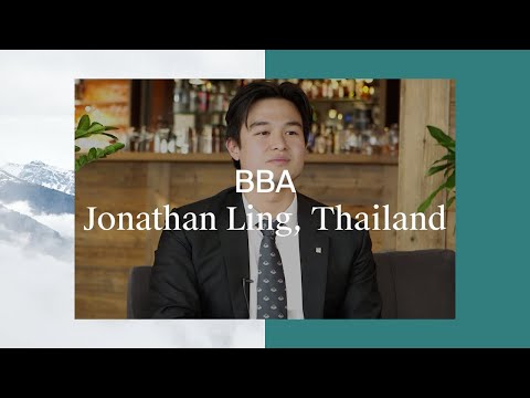 My Les Roches experience - Jonathan Ling, BBA student from Brunei