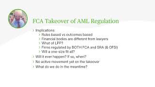 AML for Law Firms - Autumn 2026 Update with Trevor Hellawell - Webinar