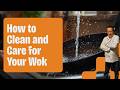 My very first video that I uploaded to YouTube How I clean and prepare my Wok after each use.