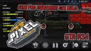 Pixel Car Racer - Semi Pro Tournament Tune - Nissian GTR R34