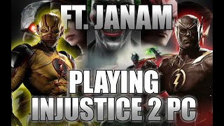 PLAYING INJUSTICE 2 FT. JANAM LIVE GAMING The Alpha Saiyan