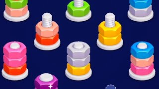 Nut bolt Sort cooler game puzzle video level Nut bolt Sort cooler game puzzle video play 