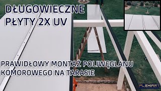 Montaż poliwęglanu komorowego 2X UV na tarasie - poradnik krok po kroku! 🛠 | PlexiArt