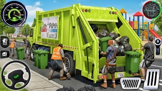 Garbage Trash Truck Realistic Simulator 3D - City Road Garbage Dumper Truck Games - Android GamePlay screenshot 5