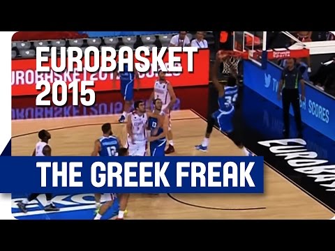 Antetokounmpo's Amazing Alley-Oop Dunk! - EuroBasket 2015