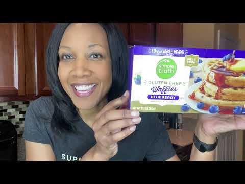 Simple Truth Blueberry Protein Waffles