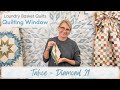 Easy How To Make 45 Degree Diamonds for Traditional American Quilt - NO Y SEAMS! Tahoe - Diamond 21