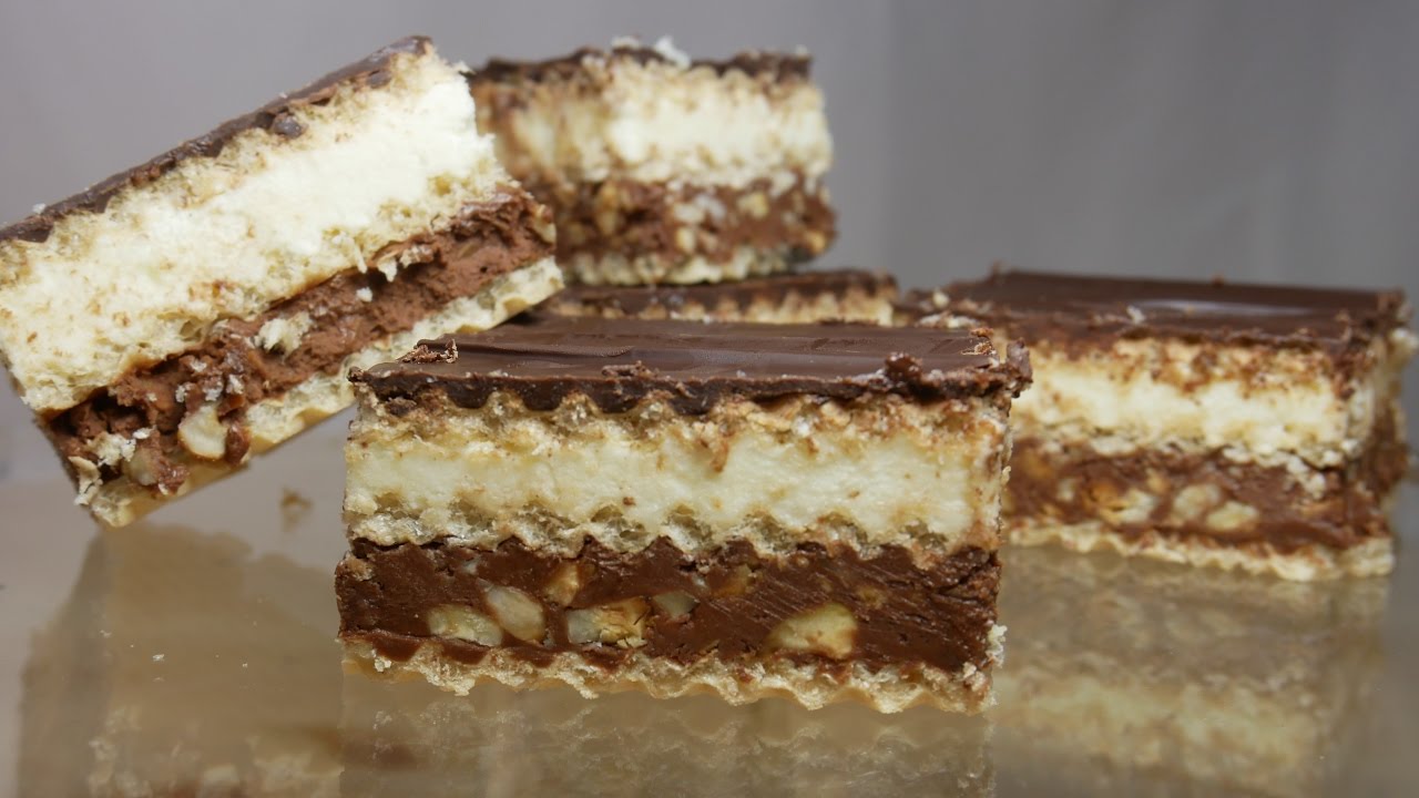 Nie Wiedzialam Ze Tak Latwo Mozna Zrobic Knoppersy Smaczne To Cookies Recipes Christmas Dessert For Dinner No Bake Cake