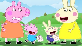 Mummy Pig Vs Mummy Rabbit! - Who is The Best!? | Peppa Pig Funny Animation