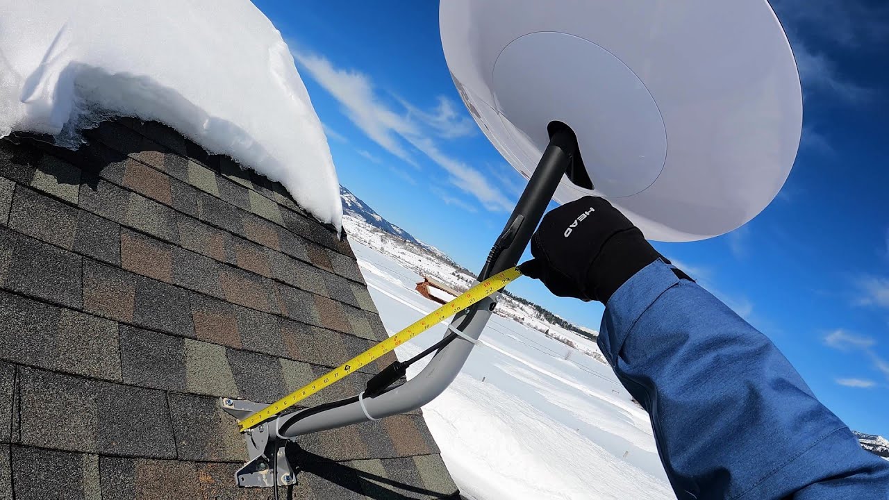 Mounting the Starlink Antenna on a Winegard DS-2000 Universal Antenna Mount Kit