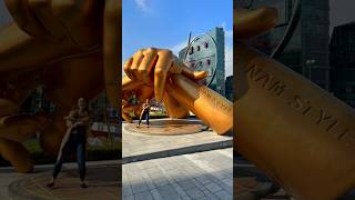 Gangnam Style Statue: Must-see things in Seoul #travel #korea