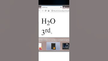 Sub & Sup Tag in HTML | Subscript & Superscript Tag in HTML | HTML #Shorts