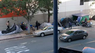 Downtown residents face danger near homeless encampments