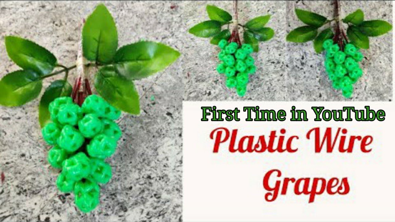 Plastic Wire Grapes / How To Make Plastic Wire Grapes... ! YouTube