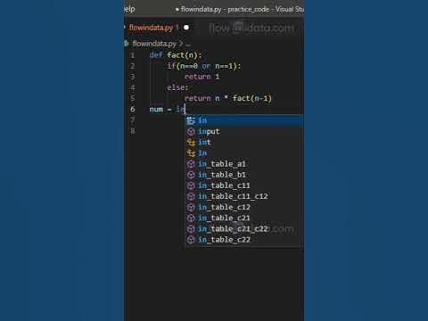 Python Program To Calculate Factorial Using Recursion #shorts - YouTube